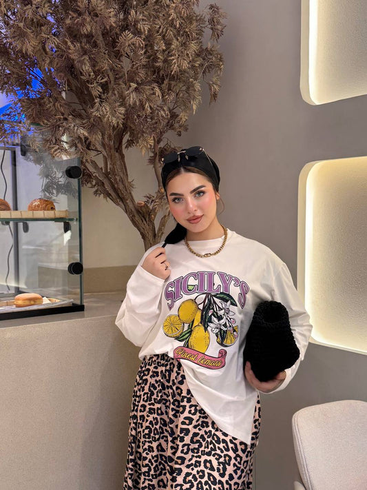 lady vibe casual t-shirt